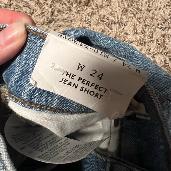 Madewell The Perfect Jean Short Mid Length - Picture 5 of 6